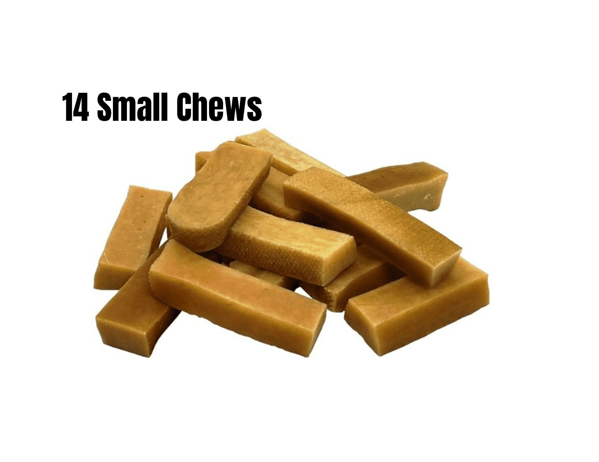 Yeti Dog Chew Natural Yak Cheese Long Lasting Dog Chews Small Dog, 14 Pieces, 1 lb