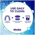 thumbnail image 3 of Tabletas limpiadoras de dentaduras Efferdent Dental Appliances, 44 unidades, 3 of 6