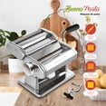 thumbnail image 2 of Máquina para Hacer Pasta Smart Tek Bp2017 – 7 Niveles de Grosor, Spaghetti, Lasaña y Fettuccine, Acero Inoxidable, 2 of 5