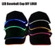 thumbnail image 2 of Sombrero de béisbol luminoso LED para hombre y mujer, gorra de béisbol con visera, Color sólido, para fiesta de navidad, 2 of 4