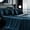 Navy, variant on 7Pcs Burgundy Satin Sheets King Size Silky Satin Bed Sheets Set, Luxurious & Soft Bedding Set - 1 Fitted Sheet, 1 Flat Sheet, 4 Pillowcases + 1 Body Pillow case