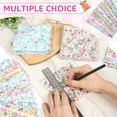 thumbnail image 2 of Evjurcn 126 Pcs Colourful Charm Packs for Quilting 5x5 inch Cotton Fabric Squares Bundle Pre-Cut Quilted Fabric Floral Patchwork for Sewing DIY Scrapbooking Craft Patchwork, 2 of 8