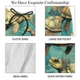 thumbnail image 4 of luoweisi Men's Beach Shorts Quick Dry Swim Trunks with Mesh Lining Sea Turtle L, 4 of 5