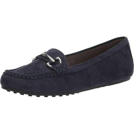 

Aerosoles Womens Day Driving Style Loafer 5.5 Navy Faux Suede