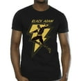thumbnail image 3 of DC Comics T-Shirt Homme Noir Adam avec Poitrine Dorée, 3 of 4