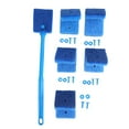 thumbnail image 2 of Aquarium  Scrubber, Prevent Slipping Durable Double Sided Easy To Clean Fish  Sponge Cleaner  For Glass Aquariums Blue,Green, 2 of 8