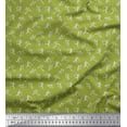 thumbnail image 1 of Soimoi Polyester Crepe Fabric Dot,Cricket Player & Bat Sports Print Sewing Fabric Yard 42 Inch Wide, 1 of 1