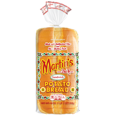 Martin's Sandwich Potato Bread Loaf, 18 Ounces, Sliced