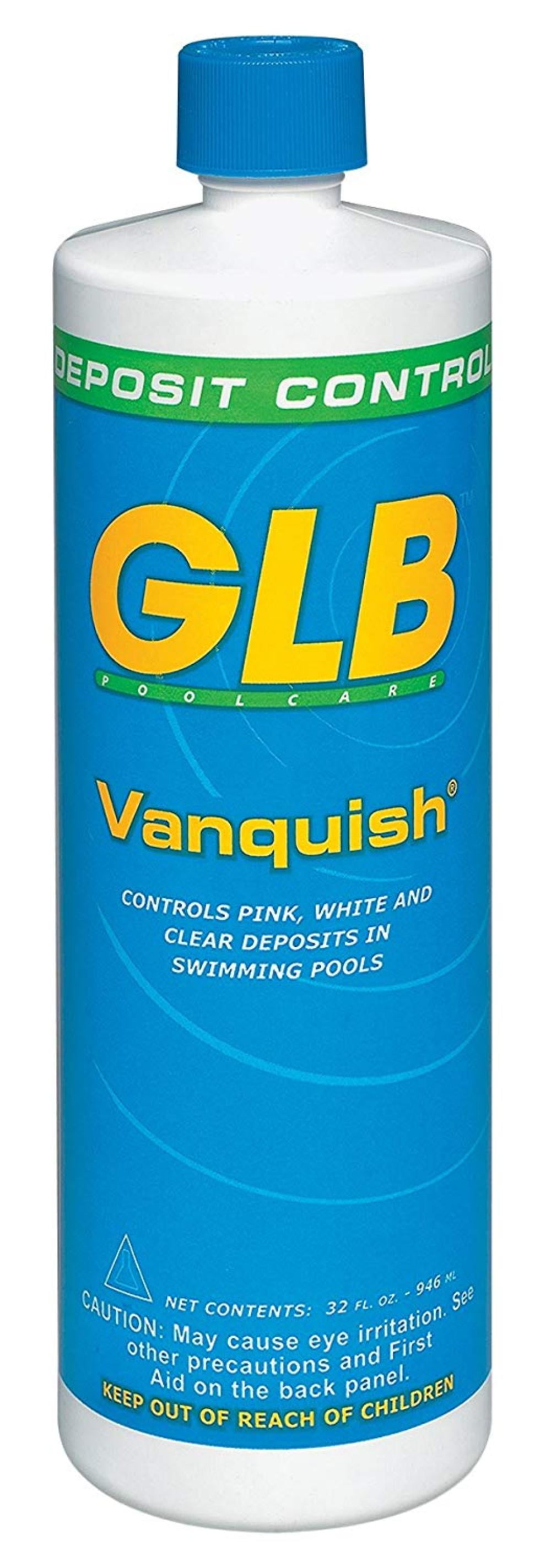 GLB Pool & Spa Products 71118 1Quart Vanquish Algaecide, Treat