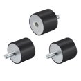 thumbnail image 1 of Aisladores de goma anti-vibración macho hembra M10, amortiguador de choque D50mm x H40mm 3pcs, 1 of 2