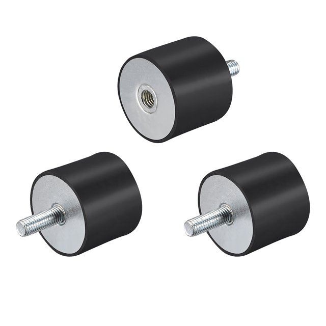 Aisladores de goma anti-vibración macho hembra M10, amortiguador de choque D50mm x H40mm 3pcs