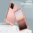 thumbnail image 7 of Samsung Galaxy S21 Ultra Case, Dteck Heavy Hybrid Rugged Shockproof Case, Support Wireless Charging, 3 in 1 Full Protective Cover for Samsung Galaxy S21 Ultra 5G, Rosegold, 7 of 7