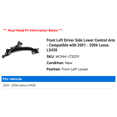 thumbnail image 2 of Front Left Driver Side Lower Control Arm - Compatible with 2001 - 2006 LS430 2002 2003 2004 2005, 2 of 2