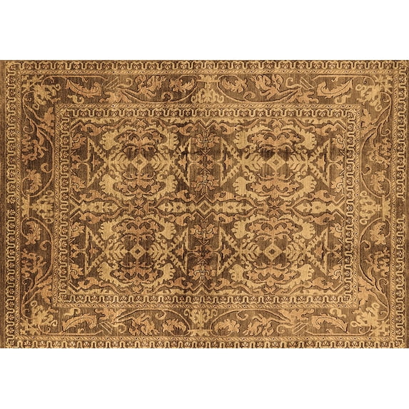 Ahgly Company Indoor Rectangle Oriental Brown Traditional Area Rugs, 3' x 5'