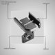 thumbnail image 3 of Motorcycle Phone Holder Aluminum Nmax Phone Holder For Yamaha N-max 125 150 155 N Max Nmax125 Nmax150 Accessories 2020 2022 2023, 3 of 5