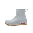 thumbnail image 4 of Frontwalk Womens Mens Rain Boots Outdoor Rubber Boot Waterproof Garden Shoes Work Casual Rainboot Unisex Non-Slip Gray (Men) 5.5, 4 of 9