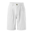 thumbnail image 5 of Jean Shorts for Women Denim Stretch Solid Color Beach Dressy Casual Athletic Cotton Bermuda Shorts for Women Plus Size High Waisted Cargo Shorts Women Plus Size Womens Shorts Dressy Casual 6 Inch Seam, 5 of 6