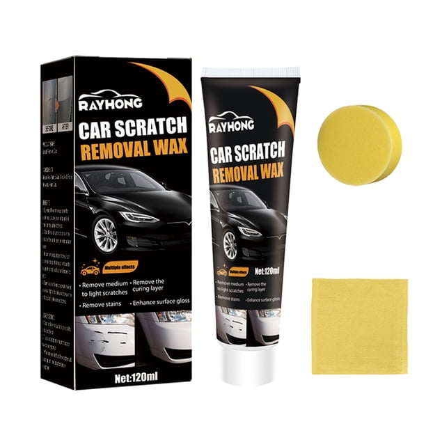 Kit de limpieza para reparación de arañazos pintura coche cera pulir coches 120ml Anti-UV Ndcxsfigh