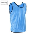 thumbnail image 3 of Paquete de 12 camisetas sin mangas para adultos, fútbol, baloncesto, equipo de entrenamiento, chalecos, agrupación, azul cielo NikouMX  Deportes, 3 of 8