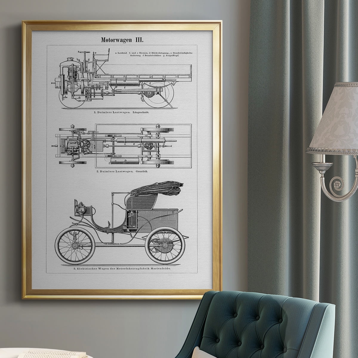 Industrial Motorcar Premium Classic Framed Print - Ready to Hang