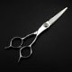 thumbnail image 3 of Juego de tijeras para cortar el cabello, tijeras profesionales de barbero japonesas de acero inoxidable de 6 pulgadas con tijeras de entresacar., 3 of 5