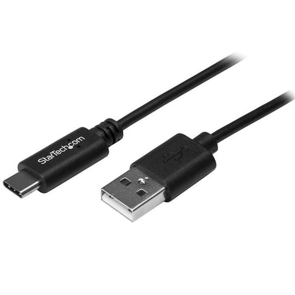 0.5 USB-C to USB-A USB2.0 Male Cable, Black