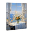 thumbnail image 2 of Stupell Industries Coastal Floral Window View of Sea Canvas Art, 24 x 30, by Creative Studio, 2 of 8