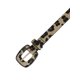 thumbnail image 2 of CINTURONES RETRO IMPRESOS DE LEOPARDO PARA MUJERES INSPIRE CHIC, ANCHO DE 0.7" CINTURÓN DE CUERO SINTÉTICO DE PELUCHE PARA PANTALONES VAQUEROS Y VESTIDOS 44.9x0.7" (LxA) NEGRO CAQUI, 2 of 6