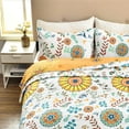 thumbnail image 2 of Mocaletto Luxury 2 Piece Twin Size Floral Quilts, Elegant&Reversible Quilt Set Bedding Set with Pillow Sham, Sunflower Bedspread, Lightweight Microfiber Twin Size Coverlet, 2 of 6
