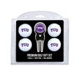 thumbnail image 2 of Team Golf 25306 NCAA TCU Horned Frogs 4 Golf Ball & Divot Tool Set, 2 of 3