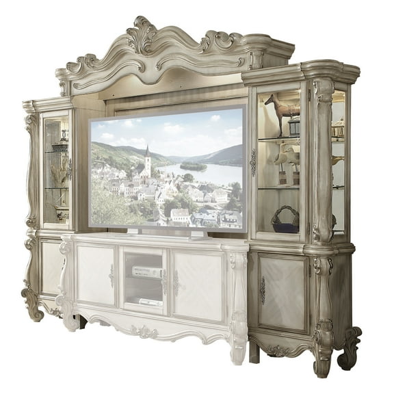 ACME Versailles Entertainment Center in Bone White