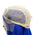 thumbnail image 5 of Unique Bargains Lace Front Wigs for Women 12" Blue Medium Long Straight Hair with Wig Cap, 5 of 6