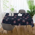 thumbnail image 3 of Yayeee Tablecloths 54" x 54" Rectangle Wrinkle Resistant Party Table Cover, Red Fireworks Pattern, 3 of 8