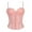 Pink, variant on Gkeoshab Orange Corset Lace Bustier Corset Crop Tops for Women - Spaghetti Strap Corset Bustier Fashion Going Out Top Shapewear Pink XS