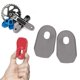 thumbnail image 5 of 2 protectores de biela para bicicleta, a prueba de polvo, para ciclismo Gris, 5 of 9