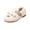 Beige, variant on Bear Slippers,Women's Cute Bear Fleece Loafer Slippers, Fuzzy Warm Animal Clogs With Decorative Buckle Strap Soft Comfort Foam Insole Durable Non Slip Sole Indoor House Walking Shoe,Beige 5.5