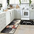 thumbnail image 6 of Snowman Kitchen Mats Set of 2, Christmas Decorations for Home, Christmas Kitchen Rugs Non-Slip Backing Winter Holiday Floor Mat Xmas Decor Washable Runner Rug 17"x47.2"+17"x30", 6 of 6