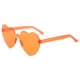 thumbnail image 5 of Gafas de sol con forma de corazón, tendencia europea y americana, gafas de sol de una pieza sin montura, 5 of 5