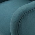 thumbnail image 3 of Arabella Dark Teal Fabric Club Chair, 3 of 7