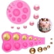 thumbnail image 1 of DIY 3D molde de perlas bola perla semiesfera moldes de silicona para chocolate decoración de pasteles molde para paletas de azúcar cúpula Mousse, 1 of 5