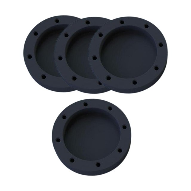 Almohadillas antideslizantes antivibración para lavadoras, refrigeradores y secadoras. 1cm
