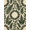 Green, Pattern 14, variant on ODIKA 4' x 6' Machine Washable Non-Slip Area Rug, art nouveau floral High Traffic Rug, Green, 1149587