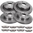 thumbnail image 2 of Brake Rotor and Pad SCITOO Front Rear Brakes Rotors and Ceramic Brake Pads fit for 2004-2006 for Dodge for Durango 2002-2005 for Dodge for Ram 1500, 2 of 5