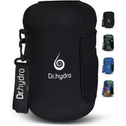 DR.HYDRO 3.2L Water Bottle Gallon Neoprene Sleeve with Shoulder Strap-Black(SLEEVE ONLY)