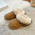 thumbnail image 3 of Designer Women's Slippers Winter Plush Warm Shoes Unisex Indoor Outdoor Flip Flops Casual Shoes Zapatos De Mujer Uggs, 3 of 4