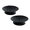 07# (Black), variant on Set of 2 Pillar Candle Holder with Safety Spike, 3.15 Inch Metal Candle Plate, Pillar Candle Holders (Black)