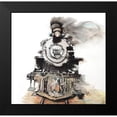 thumbnail image 2 of Atelier B Art Studio 20x20 Black Modern Framed Museum Art Print Titled - VINTAGE TRAIN, 2 of 5