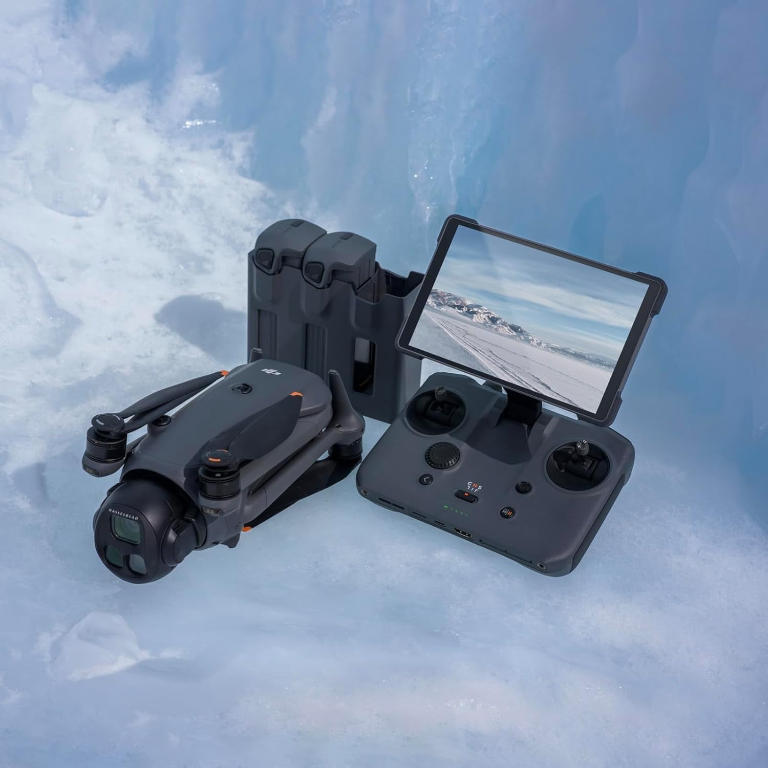 DJI Mavic 4 Pro Creator Combo - Flagship Tri-Camera Drone with 100MP 4/3 CMOS Hasselblad Camera, RC Pro 2, 512GB Internal Storage, 51-Min Flight Time, 3 Batteries, 128GB SD, Backpack, 2-Year Warranty