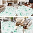 thumbnail image 5 of Area Rug for Living Room, Green Flower Non-Slip Indoor Ex Large Carpet for Bedroom/Dining Room, Watercolor Floral Botanical Line Drawing Print Washable Low-Profile Floor Runner Rugs - 8 x 10 Ft, 5 of 7