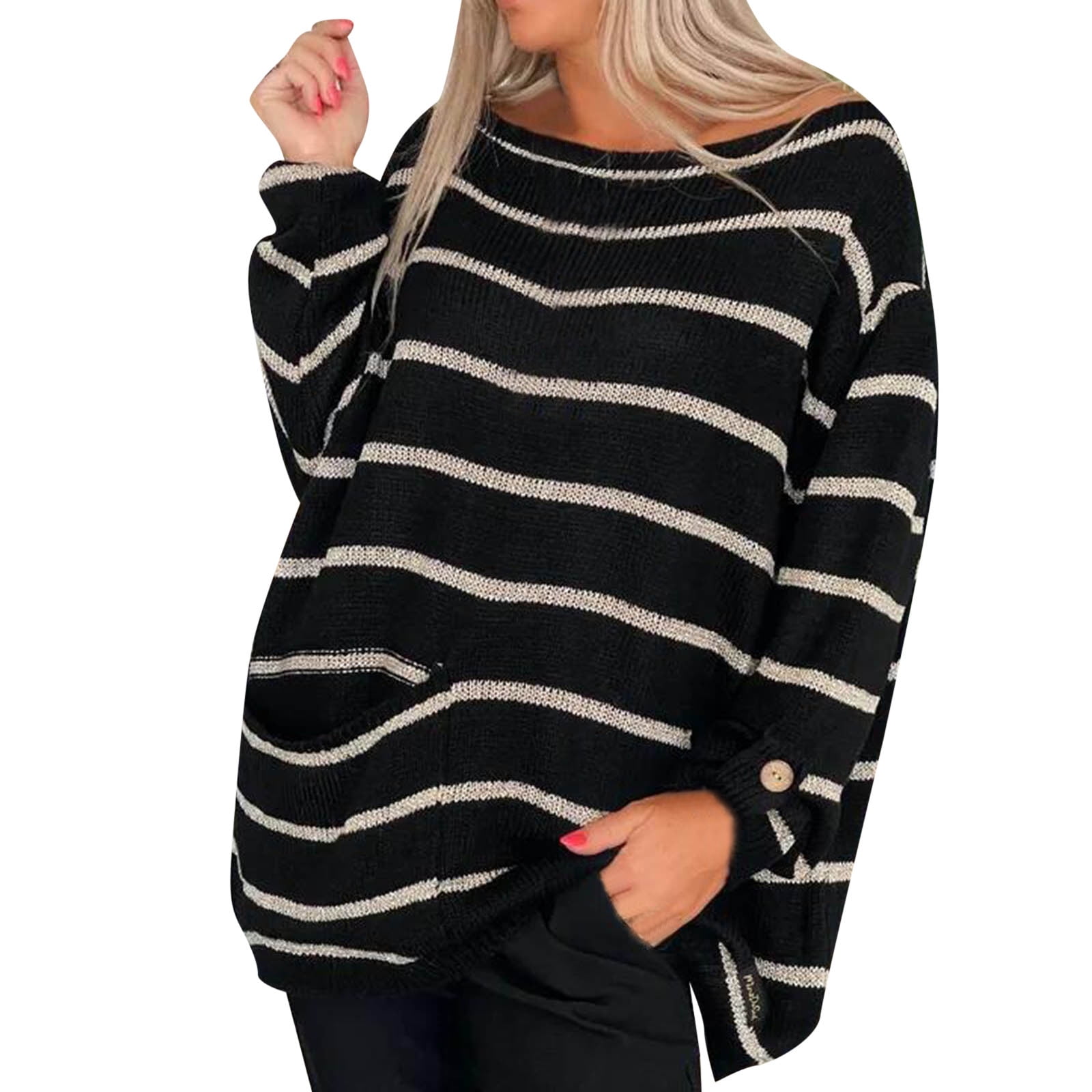 fvwitlyh Cream Sweater Womens Oversized Turtleneck Pullover Sweaters Cable Knit Long Sleeve Sweater Tops